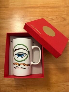 Starbucks (PICASO) White Ceramic Mug SPECIAL EDITION